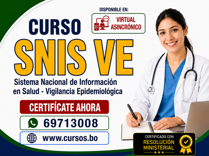 Curso SNIS VE Sistema Nacional de Información en Salud - Vigilancia Epidemiológica (Virtual 24/7)