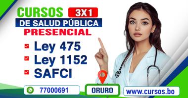 Cursos Ley 475 - Ley 1152 y Politicas SAFCI (Curso Presencial ORURO)