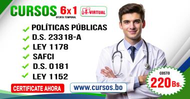 6 cursos de Gestión Pública y Salud Pública   (Virtual 24/7) con Resolución Ministerial vigente