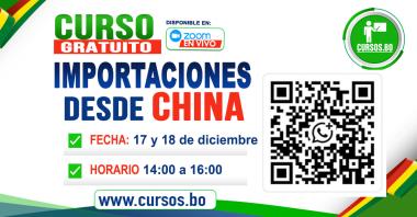 Curso Gratuito de importaciones a Bolivia incluye asesoramiento en la 1ra importación