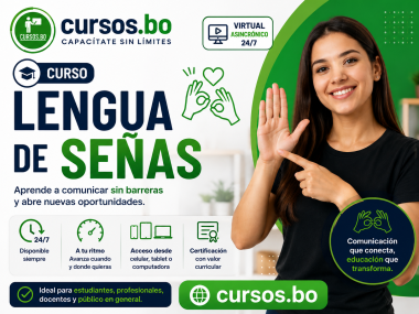 Curso Lengua de Señas Boliviana  (Virtual 24/7)